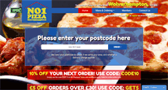 Desktop Screenshot of no1pizzawolverhampton.co.uk